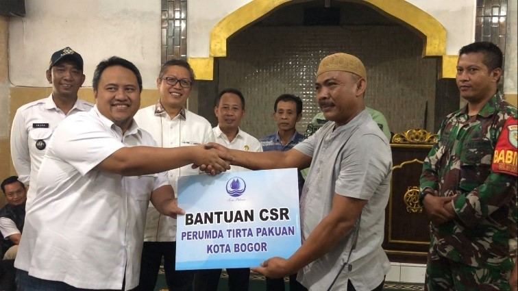 Bantuan CSR Masjid Al-Ikhlas Mulyaharja