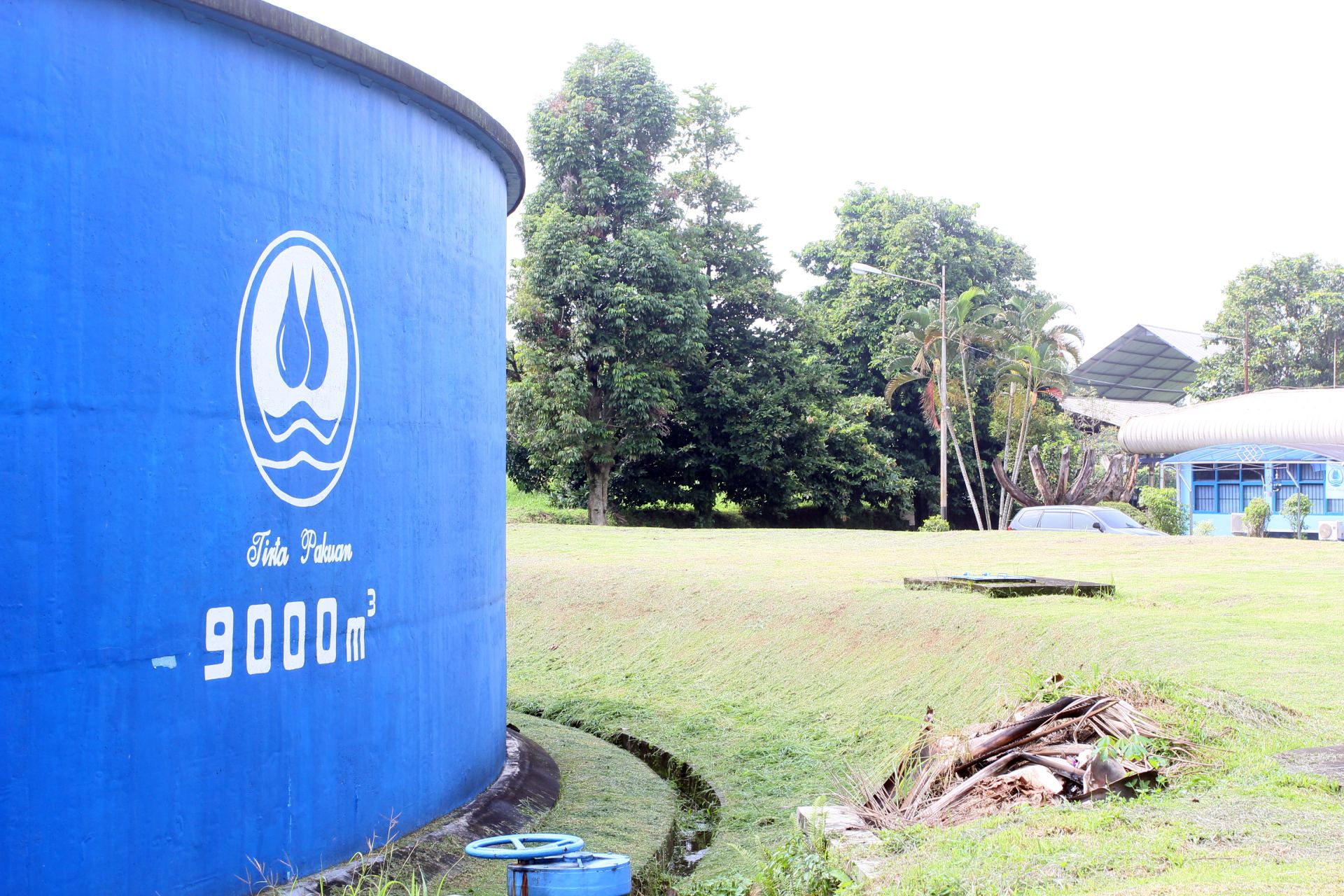 Reservoir Cipaku berlogo Tirta Pakuan